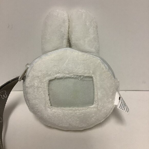 Miffy Plush Bag White Zippered Pouch with Clear Window Dick Bruna Bunny - Picture 4 of 12